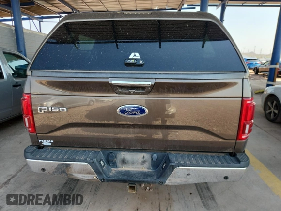 2015 Ford F-150 XLT with VIN 1FTEW1EG0FKD89591, listed as a Copart auction lot 64042555 with 98,638 mi miles and Salvage title. Bid and sale history available at DreamBid. Image 6.