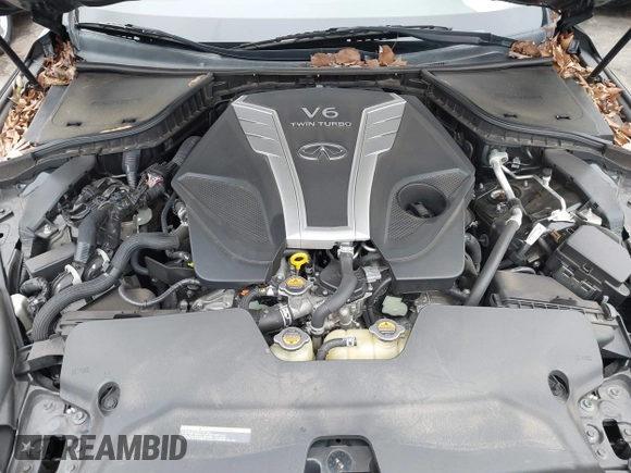 2017 Infiniti Q50 3.0t Premium with VIN JN1EV7AR6HM838604, listed as a IAAI auction lot 41515766 with 60,611 mi miles. Bid and sale history available at carsss.com. Image 10.