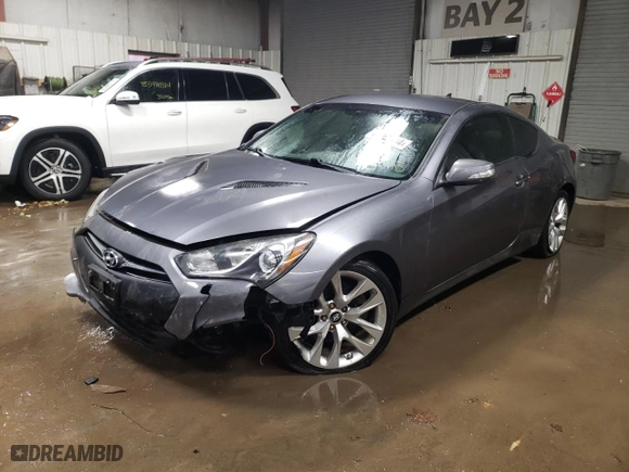 2015 Hyundai Genesis Coupe 3.8L Base with VIN KMHHT6KJ4FU128421, listed as a Copart auction lot 83052144 with 66,571 mi miles and Salvage Title. Bid and sale history available at carsss.com. Image 1.