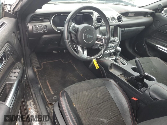 2022 Ford Mustang GT Premium with VIN 1FATP8FFXN5105812, listed as a Copart auction lot 58480665 with 23,168 mi miles and Salvage title. Bid and sale history available at DreamBid. Image 8.