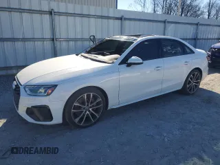 2020 Audi S4 Prestige with VIN WAUC4AF4XLA039076, listed as a Copart auction lot 44912265 with 48,265 mi miles and Salvage Title. Bid and sale history available at carsss.com. Image 1.