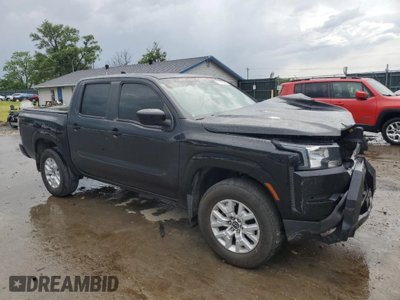 2022 Nissan Frontier Pro-4X with VIN 1N6ED1EK1NN630112, listed as a Copart auction lot 55055945 with 36,153 mi miles and Salvage title. Bid and sale history available at DreamBid. Image 4.