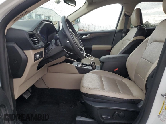 2020 Ford Escape Titanium Hybrid с VIN 1FMCU0DZ7LUA84837, выставлен на аукционе Copart как лот 59442955 с пробегом 53 258 миль миль и Списание • Salvage title. История ставок и продаж доступна на DreamBid. Изображение 7.