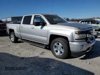 2018 Chevrolet Silverado 1500 LT with VIN 1GCUKREC3JF196971, listed as a Copart auction lot 49260235 with Not Provided miles and Salvage Title. Bid and sale history available at DreamBid. Image 4.
