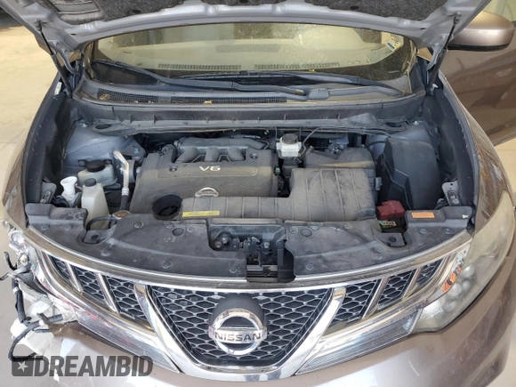 2012 Nissan Murano SL with VIN JN8AZ1MW1CW204682, listed as a Copart auction lot 60411914 with 170,283 mi miles and Salvage Title. Bid and sale history available at carsss.com. Image 12.