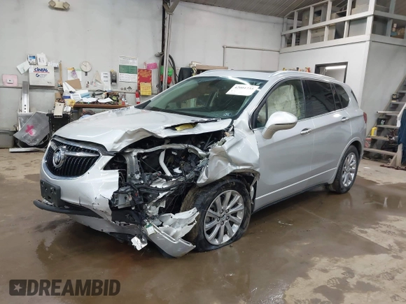 2019 Buick Envision Essence with VIN LRBFXCSA3KD119247, listed as a IAAI auction lot 42001735 with 51,566 mi miles and . Bid and sale history available at carsss.com. Image 2.
