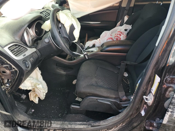 2019 Dodge Journey SE with VIN 3C4PDCBB6KT845668, listed as a Copart auction lot 43646215 with Not Provided miles and Salvage Title. Bid and sale history available at DreamBid. Image 7.