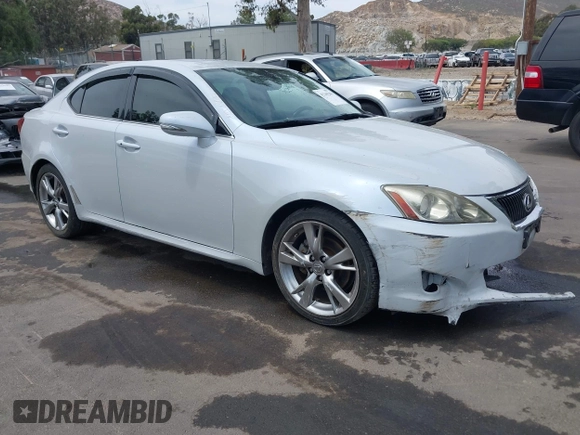2010 Lexus IS 250 z VIN JTHBF5C20A5122748, wystawiony jako IAAI lot #42249280 z przebiegiem 122 826 mil mil oraz . Historia ofert i sprzedaży dostępna na DreamBid. Obrazek 1.