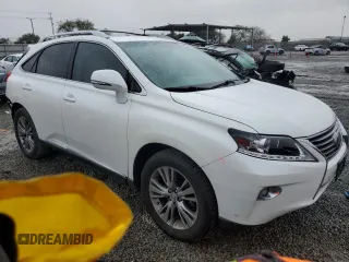 2013 Lexus RX 350 with VIN JTJZK1BA2D2008332, listed as a Copart auction lot 48825575 with 117,321 mi miles and Salvage Title. Bid and sale history available at DreamBid. Image 4.