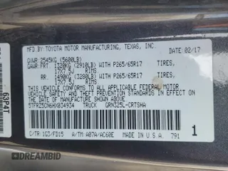 2017 Toyota Tacoma SR5 z VIN 5TFRZ5CN6HX034934, wystawiony jako Copart lot #42181755 z przebiegiem 176 511 mil mil oraz Szkoda całkowita • Salvage title. Historia ofert i sprzedaży dostępna na DreamBid. Obrazek 12.