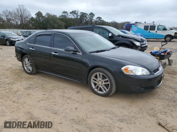 2016 Chevrolet Impala LTZ with VIN 2G1WC5E35G1172288, listed as a Copart auction lot 47415495 with 120,085 mi miles and Salvage Title. Bid and sale history available at DreamBid. Image 4.