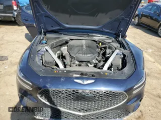 2023 Genesis G70 3.3T with VIN KMTG54TE1PU134177, listed as a Copart auction lot 48476115 with 15,763 mi miles and Clean title. Bid and sale history available at DreamBid. Image 12.