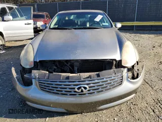 2003 Infiniti G35 Coupe w/Leather with VIN JNKCV54EX3M215351, listed as a Copart auction lot 81500054 with 197,589 mi miles and Salvage Title. Bid and sale history available at carsss.com. Image 5.