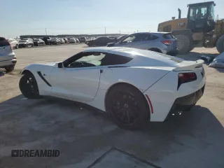 2017 Chevrolet Corvette 1LT with VIN 1G1YB2D75H5113871, listed as a Copart auction lot 73677114 with 0 mi miles and Salvage Title. Bid and sale history available at carsss.com. Image 2.