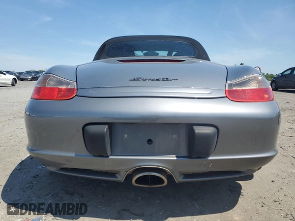 2003 Porsche Boxster with VIN WP0CA29803U623260, listed as a Copart auction lot 54511835 with 53,596 mi miles and Salvage title. Bid and sale history available at DreamBid. Image 6.