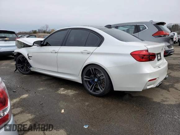 2015 BMW M3 with VIN WBS3C9C54FP804889, listed as a Copart auction lot 42242213 with 53,164 mi miles. Bid and sale history available at carsss.com. Image 2.