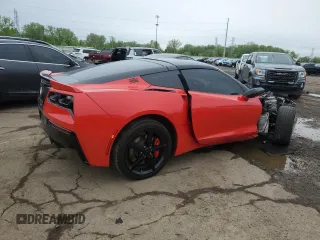 2014 Chevrolet Corvette Z51 3LT with VIN 1G1YM2D73E5104401, listed as a Copart auction lot 56961405 with 56,759 mi miles and Clean title. Bid and sale history available at DreamBid. Image 3.