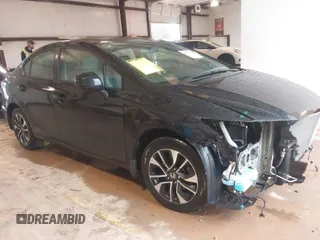 2013 Honda Civic EX-L with VIN 19XFB2F90DE093332, listed as a IAAI auction lot 41717210 with 89,817 mi miles and . Bid and sale history available at DreamBid. Image 1.