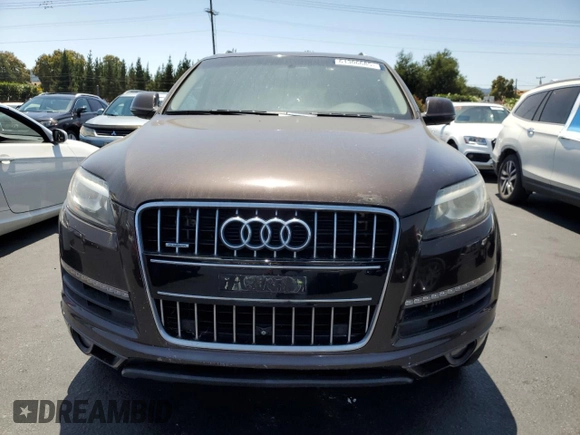 2013 Audi Q7 Premium Plus z VIN WA1LMAFEXDD013454, wystawiony jako Copart lot #61306685 z przebiegiem 171 387 mil mil oraz Czysty tytuł • Clean title. Historia ofert i sprzedaży dostępna na DreamBid. Obrazek 5.