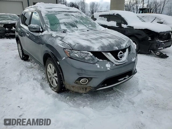 2016 Nissan Rogue SV with VIN KNMAT2MV3GP736395, listed as a Copart auction lot 87594365 with 119,101 mi miles and Clean Title. Bid and sale history available at carsss.com. Image 14.