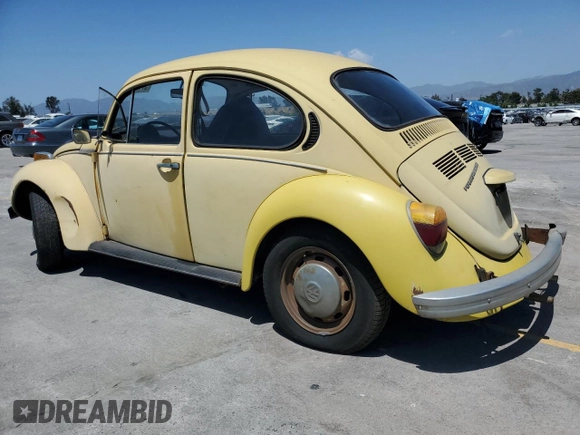1973 Volkswagen Beetle with VIN 1332230723, listed as a Copart auction lot 57109315 with 12,672 mi miles and Clean Title. Bid and sale history available at DreamBid. Image 2.
