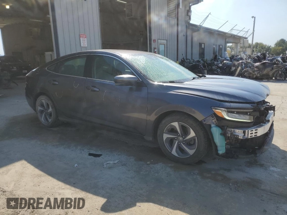 2019 Honda Insight EX with VIN 19XZE4F5XKE016106, listed as a Copart auction lot 74521794 with 124,721 mi miles and Salvage title. Bid and sale history available at DreamBid. Image 4.