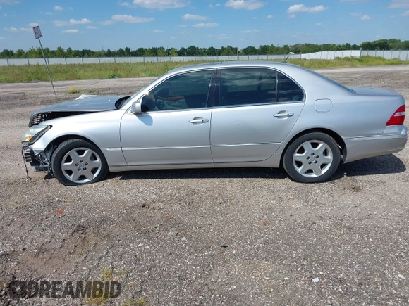 2005 Lexus LS 430 with VIN JTHBN36F955001986, listed as a IAAI auction lot 34319638 with 102,516 mi miles. Bid and sale history available at carsss.com. Image 14.