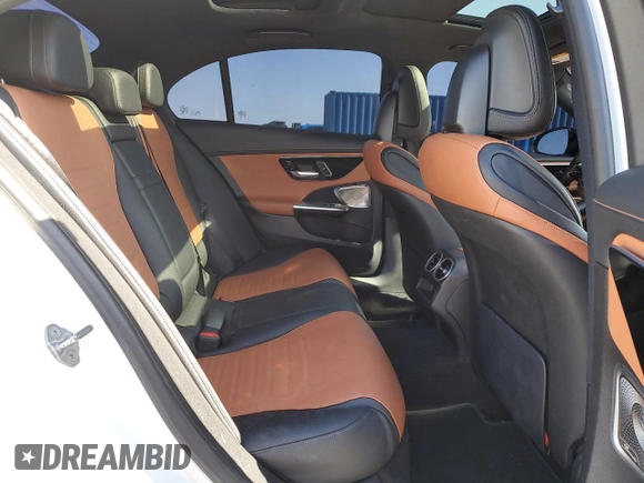 2023 Mercedes-Benz C 300 with VIN W1KAF4GB4PR105492, listed as a Copart auction lot 52427155 with 40,241 mi miles and Salvage title. Bid and sale history available at DreamBid. Image 10.