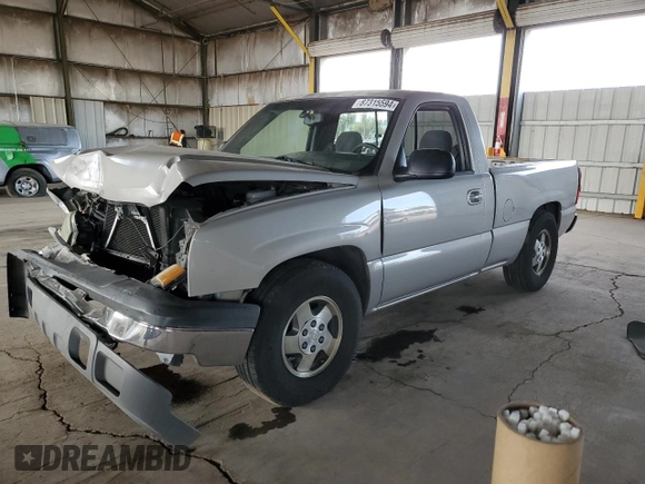 2004 Chevrolet Silverado 1500 LS with VIN 1GCEC14V84Z242416, listed as a Copart auction lot 87315594 with 126,355 mi miles and Salvage Title. Bid and sale history available at carsss.com. Image 1.