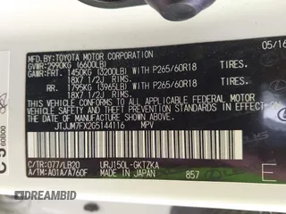 2016 Lexus GX 460 Luxury с VIN JTJJM7FX2G5144116, выставлен на аукционе IAAI как лот 42483148 с пробегом 106 747 миль миль и . История ставок и продаж доступна на DreamBid. Изображение 9.