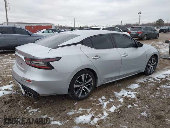 2020 Nissan Maxima S with VIN 1N4AA6BVXLC383435, listed as a IAAI auction lot 41176637 with 65,827 mi miles and . Bid and sale history available at DreamBid. Image 4.