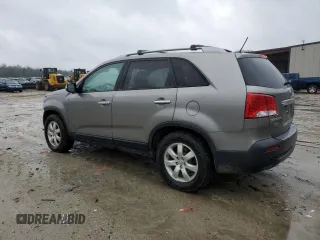 2013 Kia Sorento LX with VIN 5XYKT4A20DG330244, listed as a Copart auction lot 50123075 with 64,959 mi miles and Salvage Title. Bid and sale history available at carsss.com. Image 2.