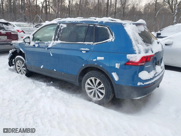 2019 Volkswagen Tiguan S with VIN 3VV0B7AX0KM140226, listed as a IAAI auction lot 41436173 with 88,260 mi miles. Bid and sale history available at carsss.com. Image 3.