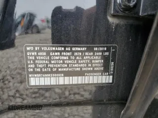 2019 Volkswagen Arteon SE z VIN WVWBR7AN9KE000926, wystawiony jako Copart lot #59279784 z przebiegiem 133 326 mil mil oraz Szkoda całkowita • Salvage title. Historia ofert i sprzedaży dostępna na DreamBid. Obrazek 14.