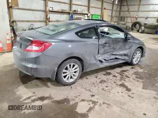 2012 Honda Civic Cpe EX with VIN 2HGFG3B89CH537025, listed as a Copart auction lot 42178925 with 126,488 mi miles and Salvage Title. Bid and sale history available at carsss.com. Image 3.