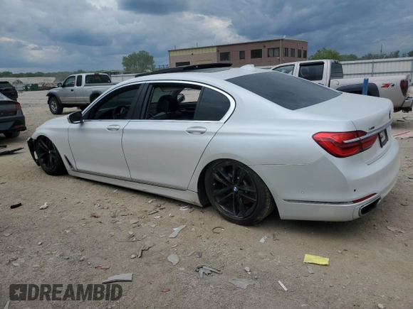 2016 BMW 7 Series 750i xDrive with VIN WBA7F2C56GG418433, listed as a Copart auction lot 56247895 with Not Provided miles and Clean Title. Bid and sale history available at DreamBid. Image 2.