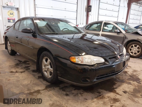 2003 Chevrolet Monte Carlo LS with VIN 2G1WW12E739183648, listed as a IAAI auction lot 41534454 with 143,464 mi miles. Bid and sale history available at carsss.com. Image 1.