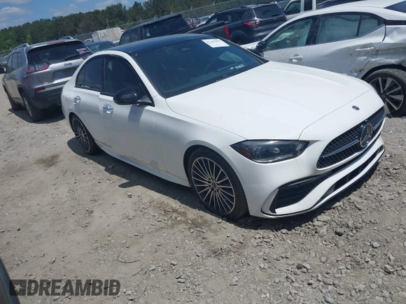 2023 Mercedes-Benz C 300 with VIN W1KAF4GB9PR090892, listed as a IAAI auction lot 42147894 with 48,792 mi miles and . Bid and sale history available at DreamBid. Image 1.