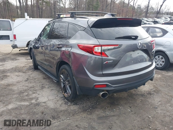 2019 Acura RDX w/A-Spec Pkg with VIN 5J8TC2H63KL028466, listed as a IAAI auction lot 41719916 with 102,881 mi miles. Bid and sale history available at carsss.com. Image 3.