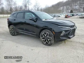 2023 Chevrolet Blazer RS with VIN 3GNKBKRSXPS208402, listed as a Copart auction lot 45949245 with 15,301 mi miles and Salvage title. Bid and sale history available at DreamBid. Image 12.