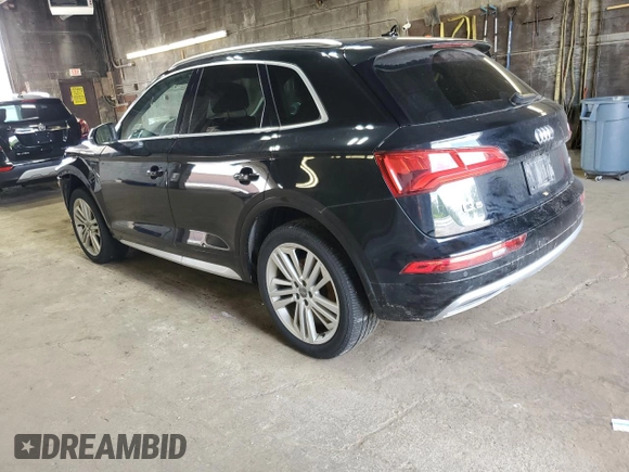 2018 Audi Q5 Premium Plus с VIN WA1BNAFY6J2221194, выставлен на аукционе Copart как лот 61436345 с пробегом 92 839 миль миль и Списание • Salvage title. История ставок и продаж доступна на DreamBid. Изображение 2.