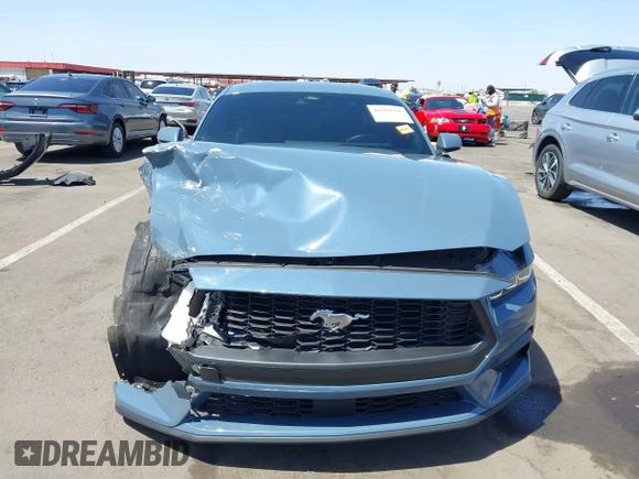2024 Ford Mustang EcoBoost with VIN 1FA6P8THXR5140195, listed as a IAAI auction lot 42268566 with 11,032 mi miles and . Bid and sale history available at DreamBid. Image 13.