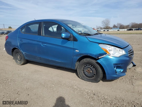 2017 Mitsubishi Mirage G4 ES with VIN ML32F3FJ6HHF11840, listed as a Copart auction lot 49885955 with 79,524 mi miles and Clean Title. Bid and sale history available at carsss.com. Image 4.