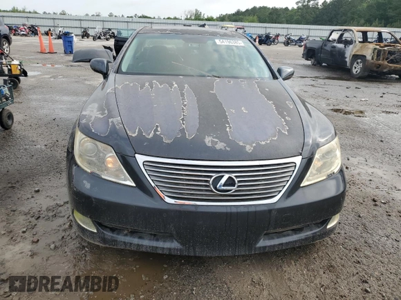 2007 Lexus LS 460 L with VIN JTHGL46F975015133, listed as a Copart auction lot 54196385 with 157,349 mi miles and Clean Title. Bid and sale history available at DreamBid. Image 5.