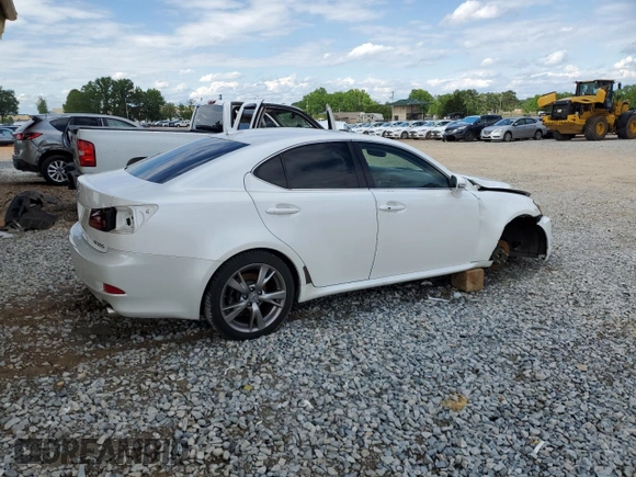 2010 Lexus IS 250 z VIN JTHBF5C21A2094623, wystawiony jako Copart lot #54893375 z przebiegiem 135 128 mil mil oraz Szkoda całkowita • Salvage title. Historia ofert i sprzedaży dostępna na DreamBid. Obrazek 3.