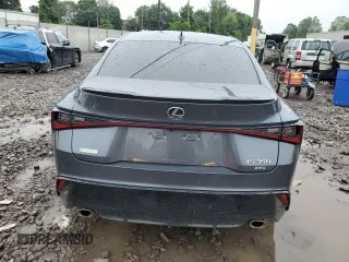 2021 Lexus IS 350 F Sport with VIN JTHGZ1E29M5020923, listed as a Copart auction lot 61129195 with 66,167 mi miles and Salvage title. Bid and sale history available at DreamBid. Image 6.