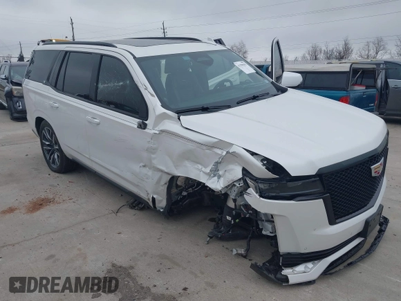 2023 Cadillac Escalade RWD Sport Platinum with VIN 1GYS3GKL1PR197390, listed as a IAAI auction lot 41590503 with 14,711 mi miles and . Bid and sale history available at DreamBid. Image 6.