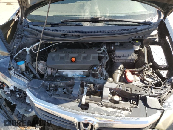 2012 Honda Civic EX with VIN 19XFB2F84CE102698, listed as a Copart auction lot 61742724 with 162,159 mi miles and Salvage Title. Bid and sale history available at DreamBid. Image 11.