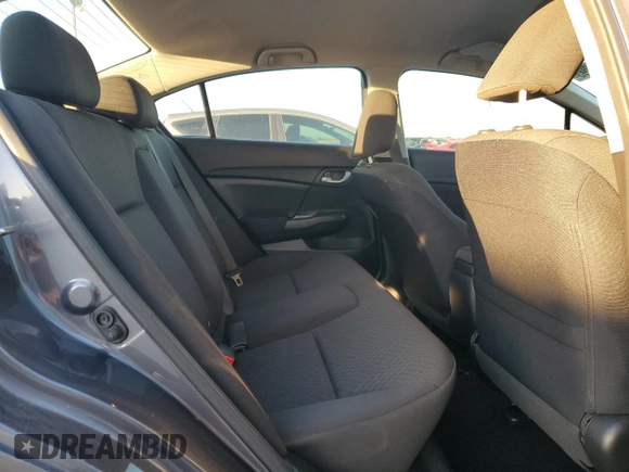 2014 Honda Civic Sedan LX with VIN 19XFB2F50EE041570, listed as a Copart auction lot 43700395 with 142,198 mi miles and Salvage Title. Bid and sale history available at carsss.com. Image 10.