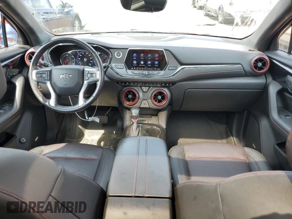 2022 Chevrolet Blazer RS with VIN 3GNKBKRS9NS116551, listed as a Copart auction lot 60444725 with 61,186 mi miles and Salvage title. Bid and sale history available at DreamBid. Image 8.